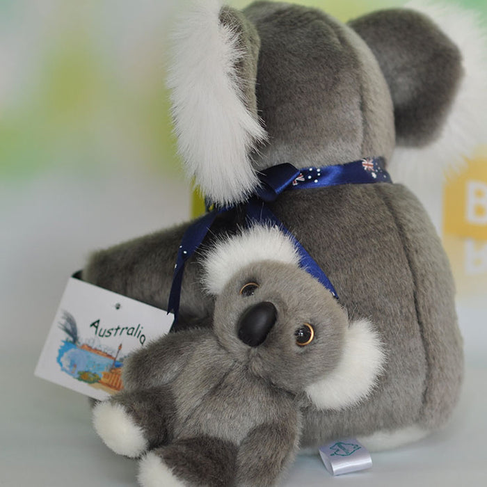 Koala With Baby Plush Stuffed Soft Toy Kids Gift Souvenir Australian Huggable AU