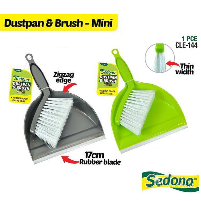 Dustpan Brush Broom Dust Pan Set Home Handheld Kitchen Bathroom Small Mini 20cm