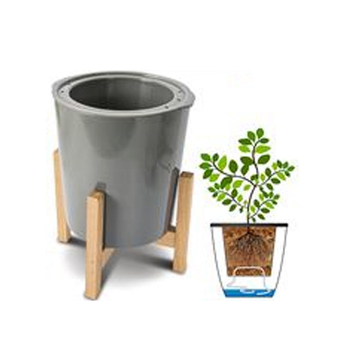 Self Watering Planter Hanging Wall Flower Pot Plastic Garden Box Outdoor Indoor