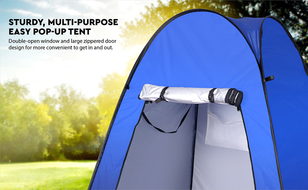 Pop Up Shower Tent Camping Portable Privacy Waterproof Instant Toilet Change Roo