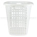 Laundry Basket Bin Plastic Baskets Washing Hamper Bag White Blue Pink Bathroom - Simply Homeware
