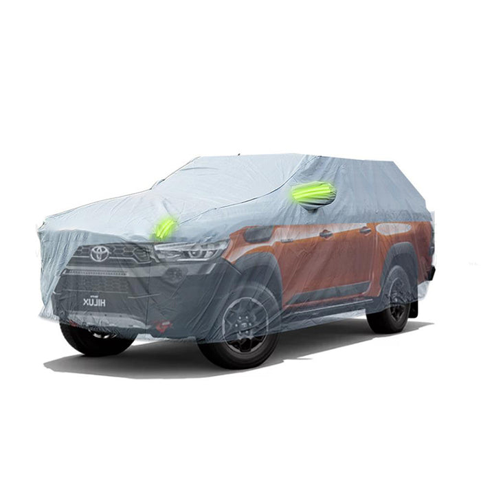 Aluminium Car Cover Hatchback Lightweight Waterproof Dust Hail Sun Universal S