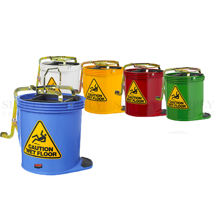 Mop Bucket Wringer Buckets 16L Heavy Duty Commercial Cleaning Supplies Home