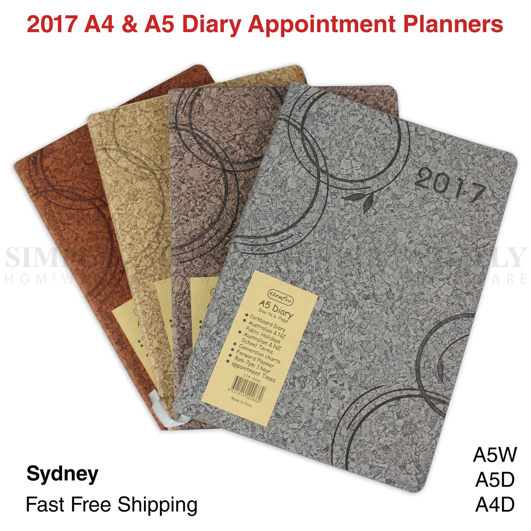 2017 Diaries Now Available