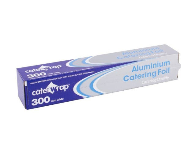 Aluminium Foil Wrap Roll Catering Kitchen Heavy Duty 30cm 45cm x 150m Caterwrap