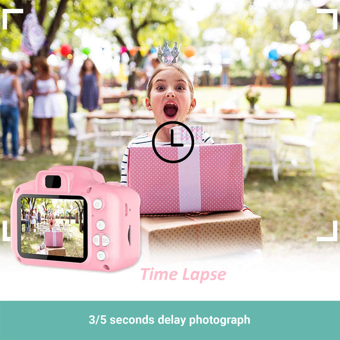 Truboo Kids Digital Camera Video Camcorder 2" Toddler Birthday Xmas Gift HP