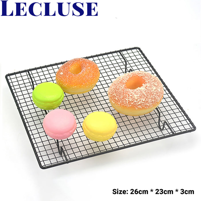 2/4X Lecluse Cake Cooling Rack Cook Stand Bread Baking Tray Sheet Tools Oven Pan