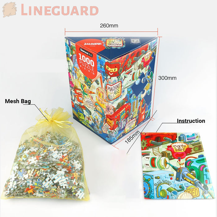 Lineguard 1000 Piece Jigsaw Puzzle Adults DIY Craft Children Educational Toy