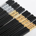 Alloy Chopsticks Fibreglass Set Bulk Black Premium Asian Japanese Gold Silver - Simply Homeware