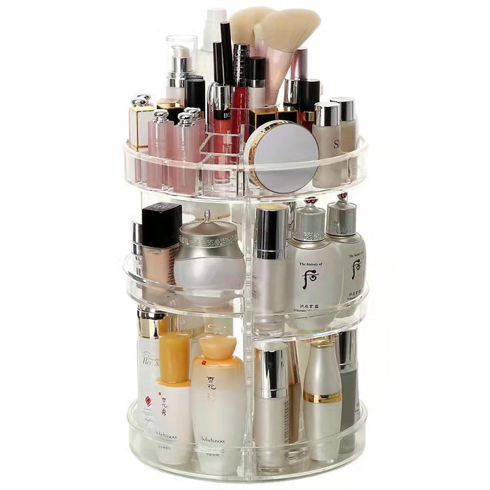 Jewelery Display Stand Acrylic Makeup Earring Ring Storage Holder Rack Clear
