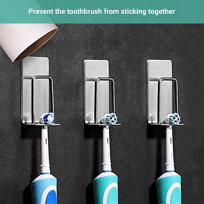 2x Lecluse Toothbrush Holder Bathroom Toothpaste Stand Rack Organizer Electric