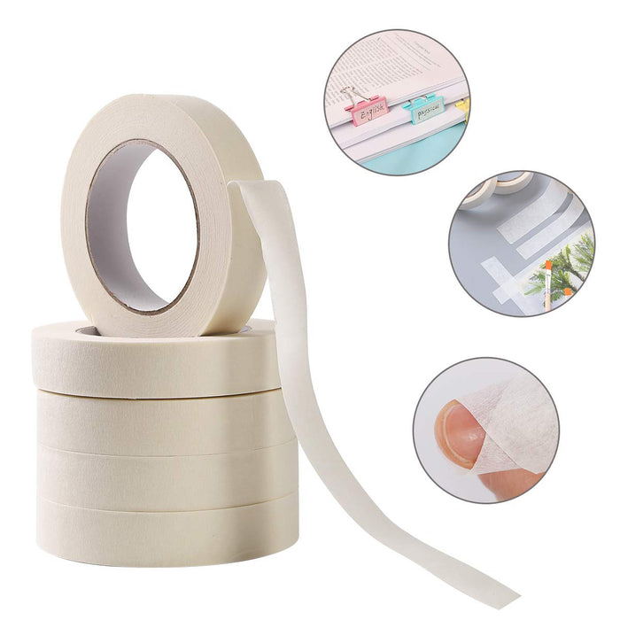 Masking Tape Painting Crepe Paper 24mm 48mm x 20m House High Temperature Bulk