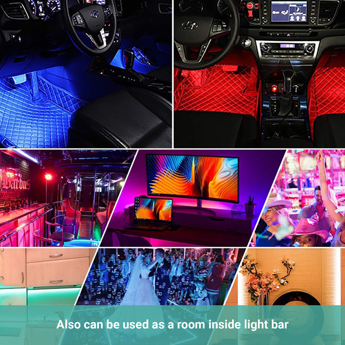 Kartech Car Interior Lights LED Wireless Decorative Music Strip Atmosphere Bar