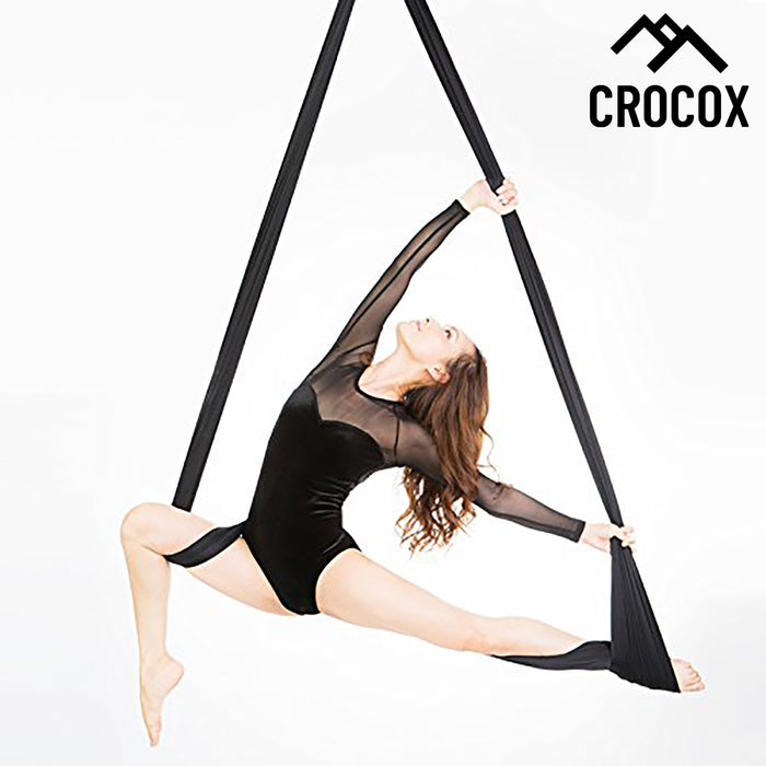 Crocox Aerial Yoga Swing Hammock Therapy Trapeze Inversion Sling Straps Ceiling
