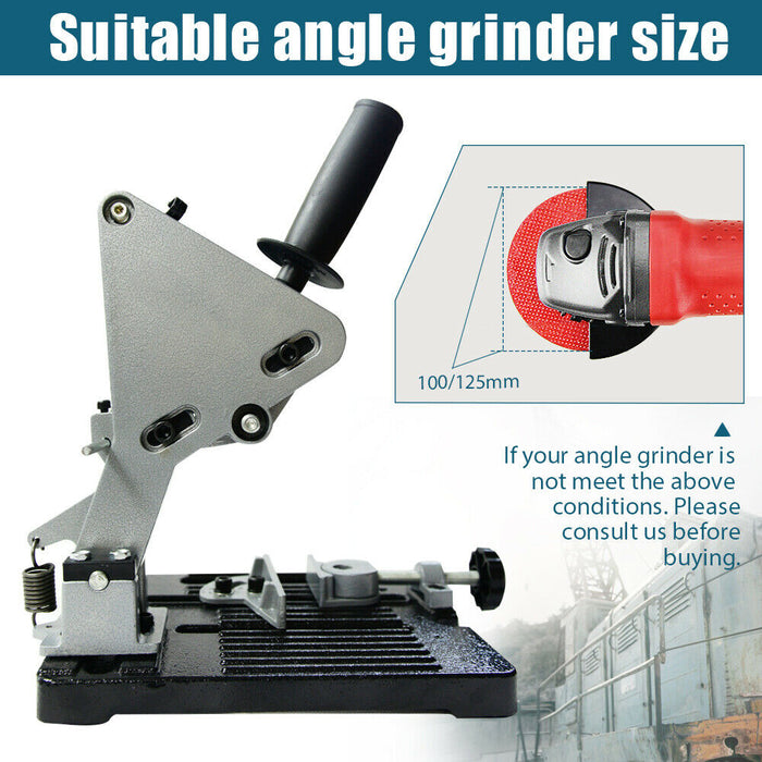 Titan Angle Grinder Stand Bracket Holder Support Cutting Base Metal Adjustable