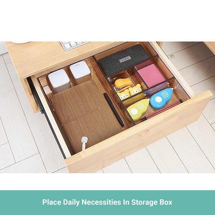 Wasel Storage Cube Drawers Combination Plastic Boxes Champagne Colour 4 Sizes