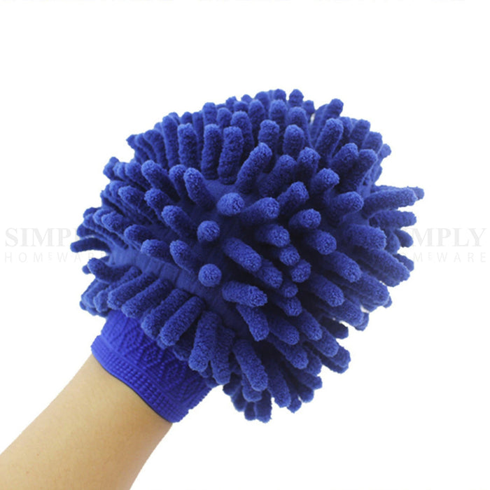 2800GSM Microfibre Car Wash Mitt Drying Glove Cleaning Microfiber Super Absorb - Simply Homeware