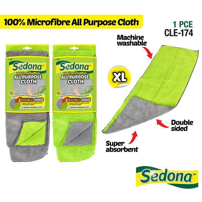 6pk Microfiber Mirofibre All Purpose Wonder Cloth Cleaning Machine Washable XL