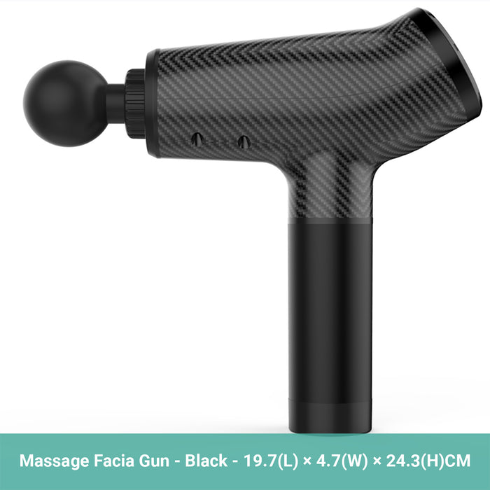 Kartech 6 Heads Massage Facia Gun Deep Tissue LCD Vibration Muscle Therapy