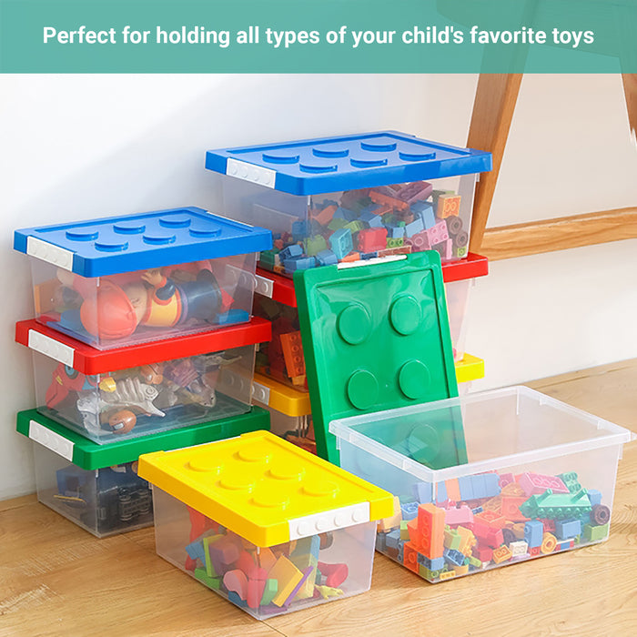 4x Truboo Toy Storage Box Kids Building Blocks Organiser Container For Lego