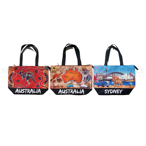 Shopping Bag Handbag Tote Canvas Shoulder Bag Women Large Capacity Australian AU - Simply Homeware
