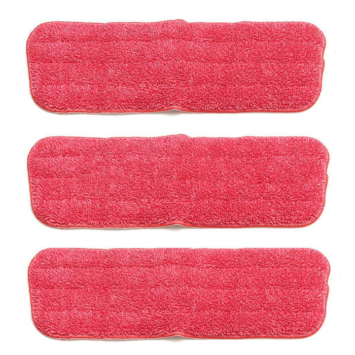 Spray Mop Pads Replacement Refill Microfibre Cloth Floor Microfiber Cleaning Red