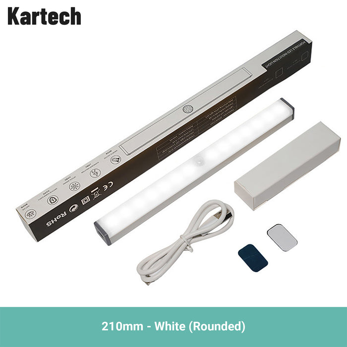 Kartech LED Light Bar USB Rechargeable Motion Sensor Night Lamp Kitchen Wardrobe