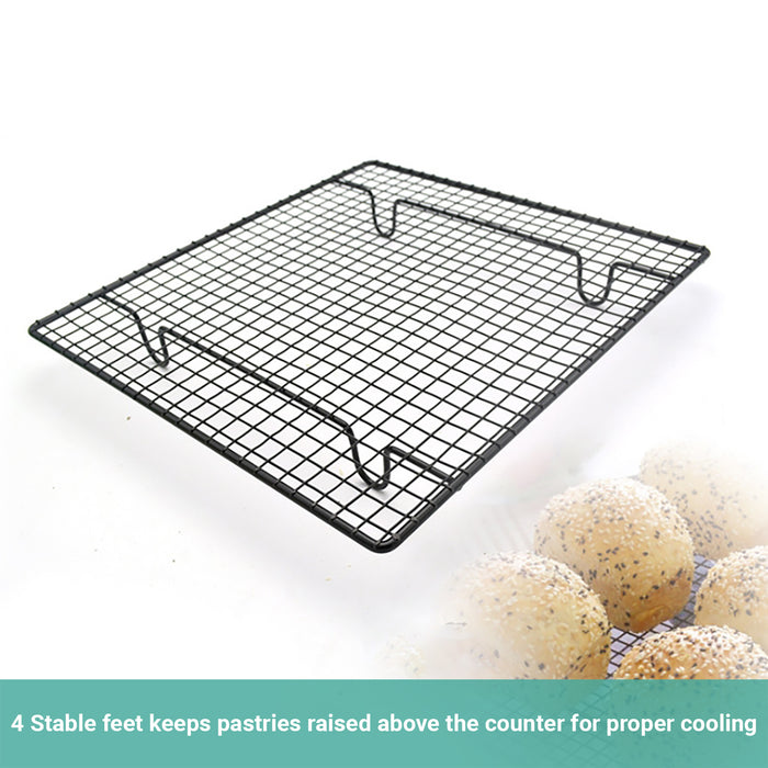 2/4X Lecluse Cake Cooling Rack Cook Stand Bread Baking Tray Sheet Tools Oven Pan
