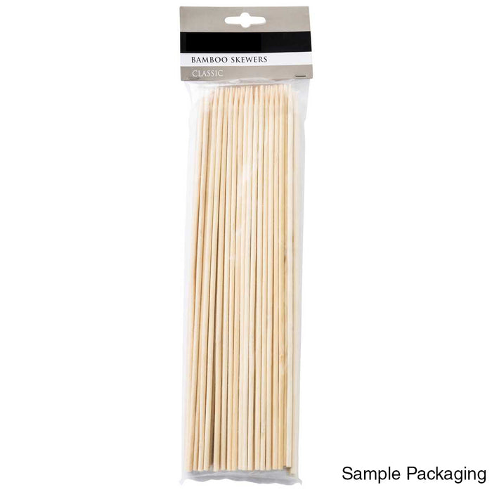 Bamboo Skewers 5mm Wooden Skewer BBQ Kebab Meat Bulk Cheap Stick Party - 25 30cm