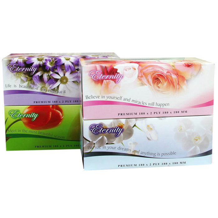 36x Facial Tissues Bulk Tissue Boxes Box 2 Ply Soft White Designs Wholesale