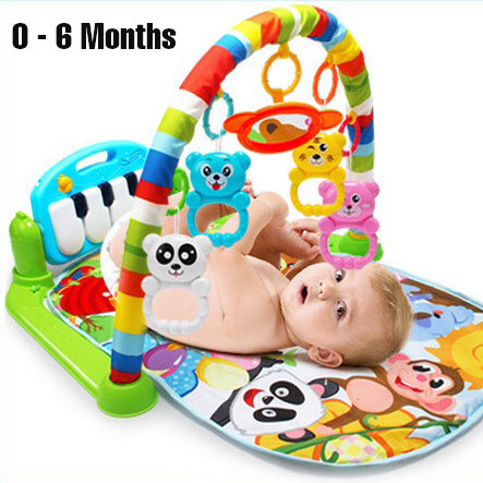 Baby Infant Play Mats Gym Musical Lullaby Toys Activity Floor Kids Music Piano