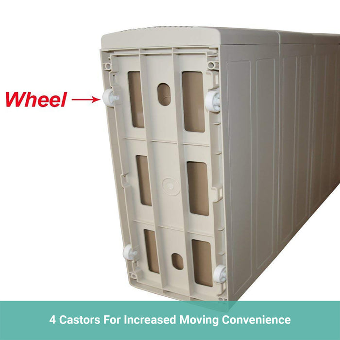 Wasel Narrow Plastic Organized Drawers Rolling Cart Storage Cabinet On Wheel