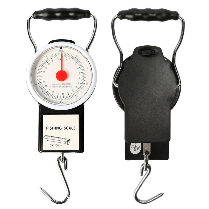 Portable Mechanical Luggage Scale Fishing Travel Bag Baggage Weighing Weight Kg