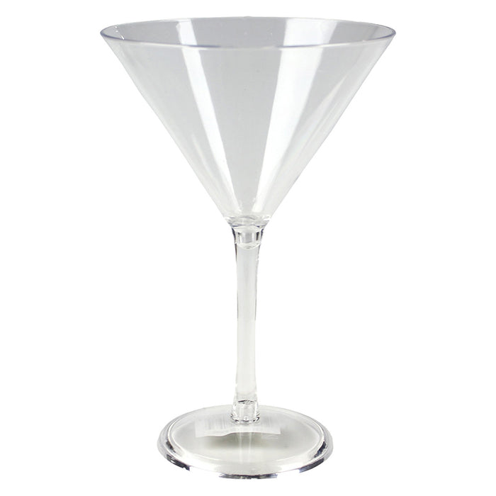 12-48x Plastic Wine Glasses Champagne Martini Drinking Glass Bulk Clear Reusable