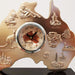 Australian Souvenirs Map Clock Movement Bedside Copper Aussie Gift Bulk Large - Simply Homeware