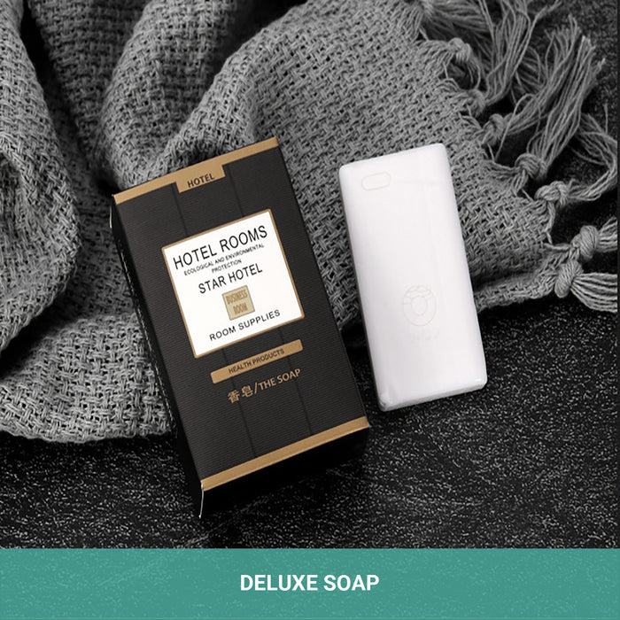 Lebeau Deluxe Hotel Toiletries Shampoo Shower Cap Disposable Travel Size 9 Pc