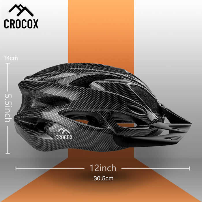 Crocox Cycling Helmets Bicycle Light Road Bike Adults Men Pad Cover Unisex S M L