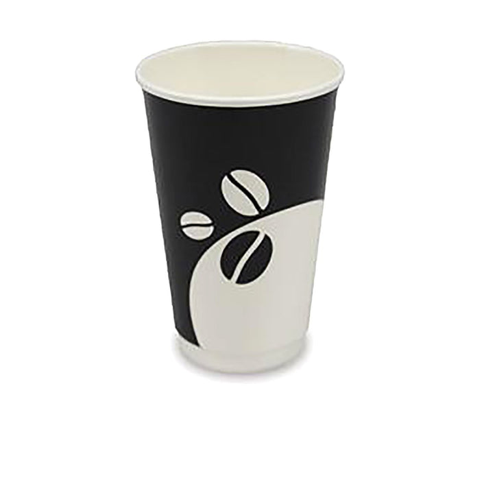Coffee Cups Disposable Paper 8oz 12oz 16oz Double Wall Drink Tea Water Takeaway