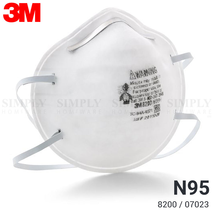 Particulate Respirator Mask Anti Dust Filter FFP2 Disposable Half Face N95 White