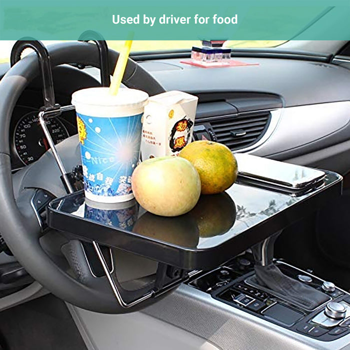 Kartech Car Steering Wheel Tray Laptop Mount Table Eating Food Back Seat Stand