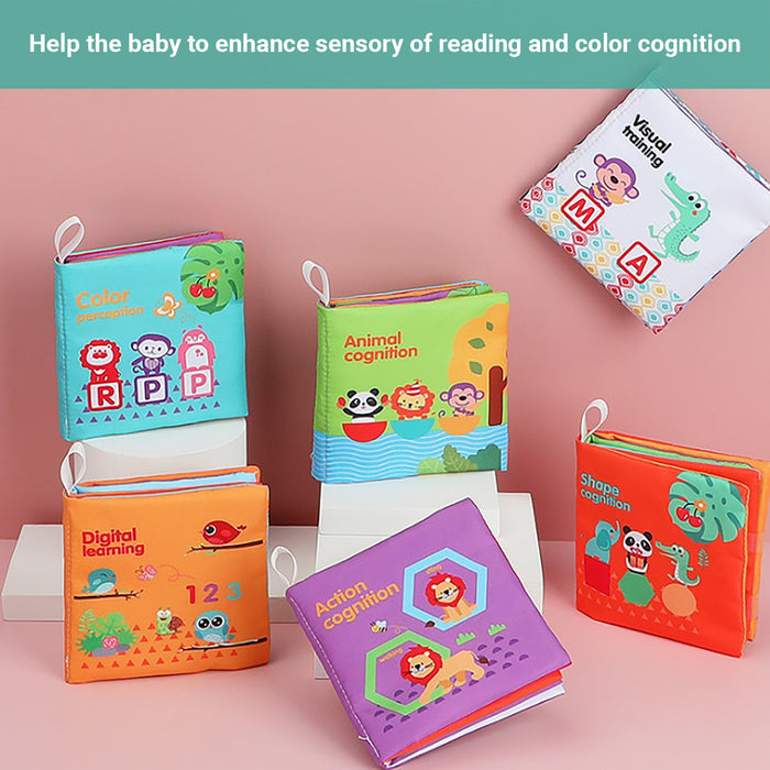 Truboo Baby Cloth Books 6Pcs Set Infant Toddler Soft Early Educational Toys