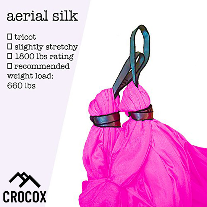 Crocox Aerial Yoga Swing Hammock Therapy Trapeze Inversion Sling Straps Ceiling