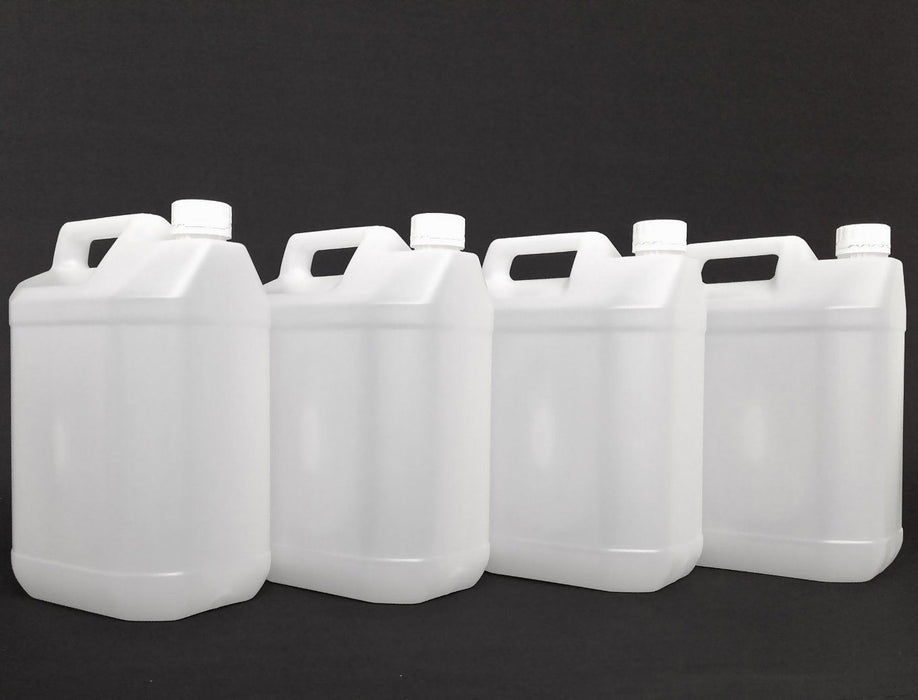 6L Water Jerry Can Plastic Food Grade Camping Petrol Fuel Liquid White Bulk