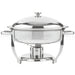 Stainless Steel Chafing Dishes Bain Marie Commercial Round Set Food Warmer Lid - Simply Homeware