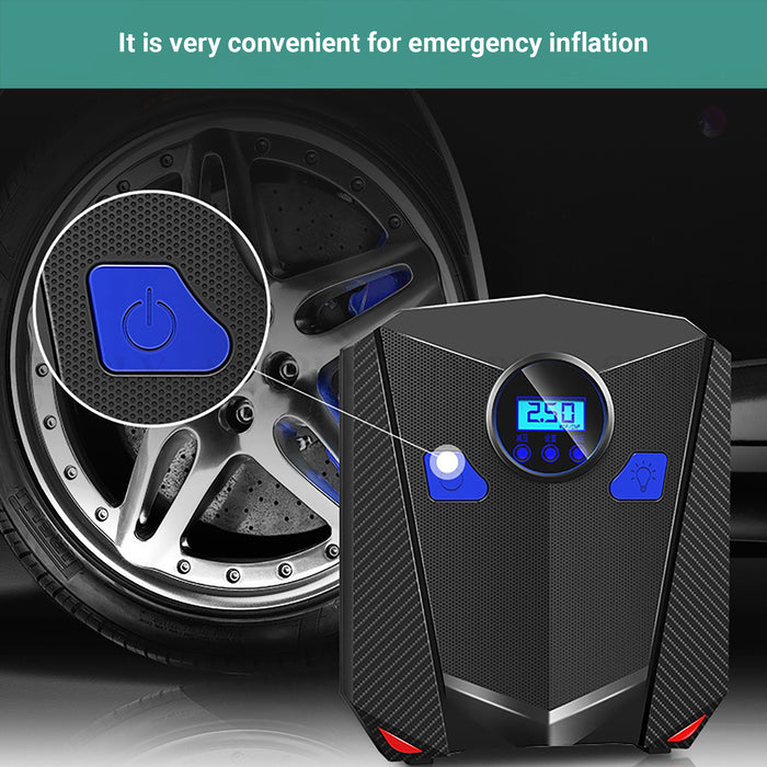 Kartech Tyre Pressure Inflator Car Tire Air Compressor Auto Pump Digital Gauge