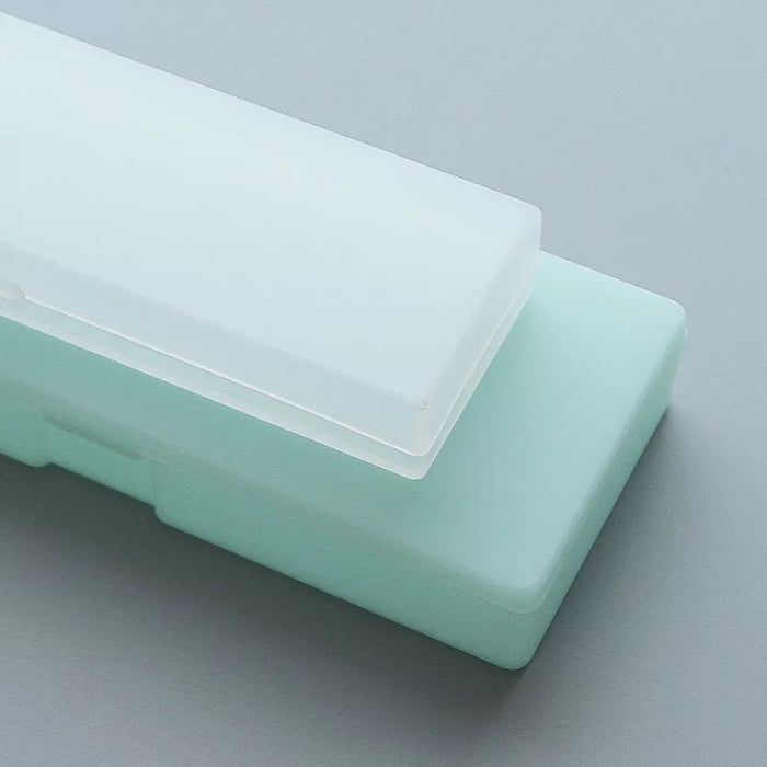 Pencil Case Clear Pen Box Stationery Waterproof Office School Plastic Classic AU