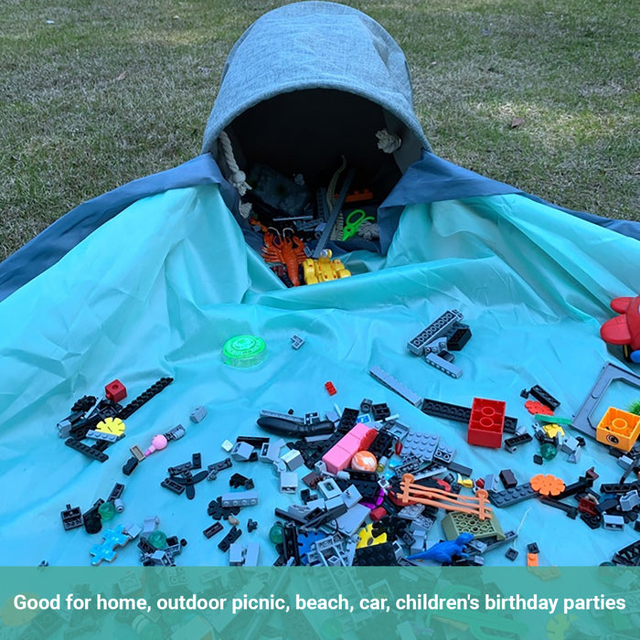 Truboo Kids Play Mat Bag Toy Storage Organiser Portable For Lego Drawstring 1.5m