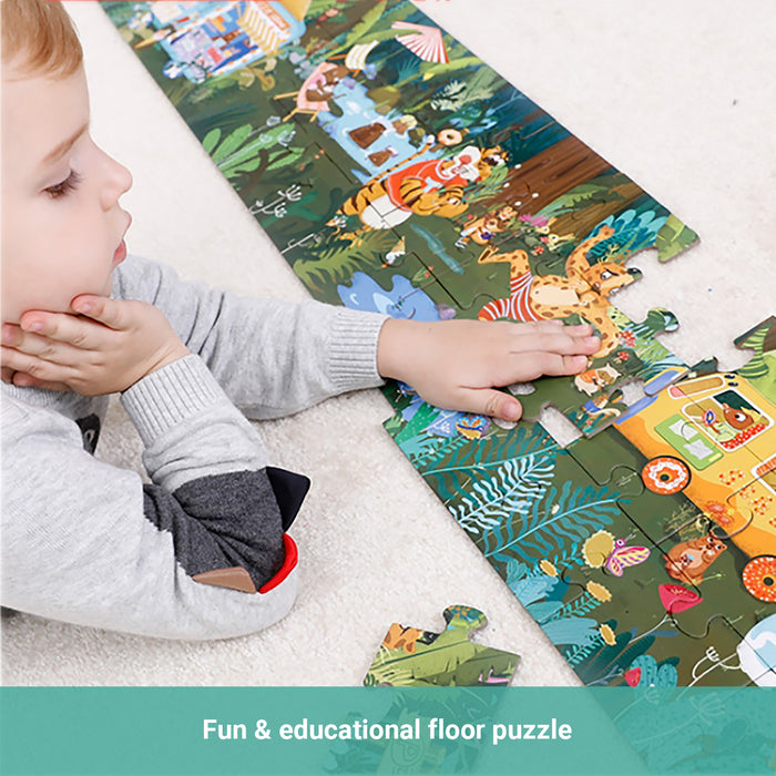 Truboo Kids Jigsaw Puzzle Children DIY Game Educational Toys Age 3+ Wooden