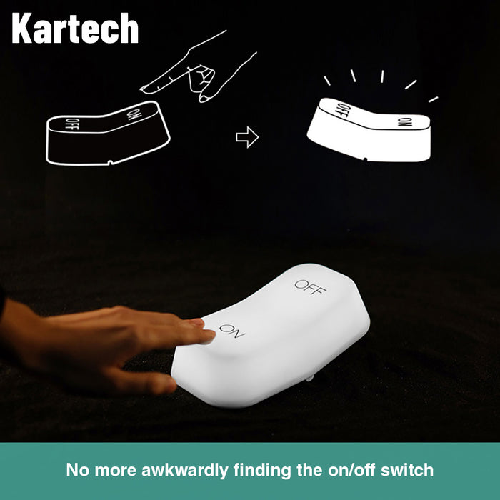 Kartech Night Light LED USB Rechargeable Lamp Rocker Light Switch Portable Touch