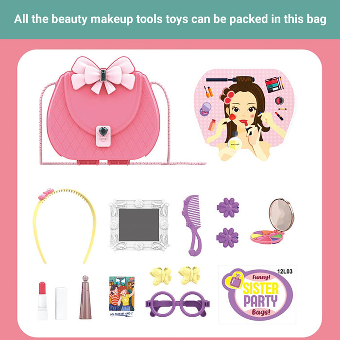 Truboo Kids Pretend Toy Playset Makeup Doctor Cooking Educational Kit Carry Box